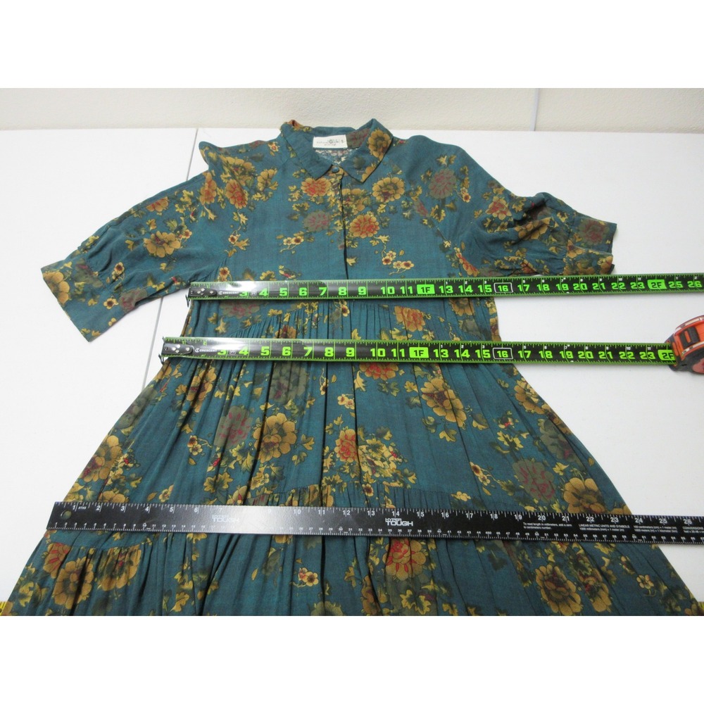 Natural Life Dress Womens Size Small Floral Midi Pockets Boho Babydoll Cottage - Picture 10 of 12